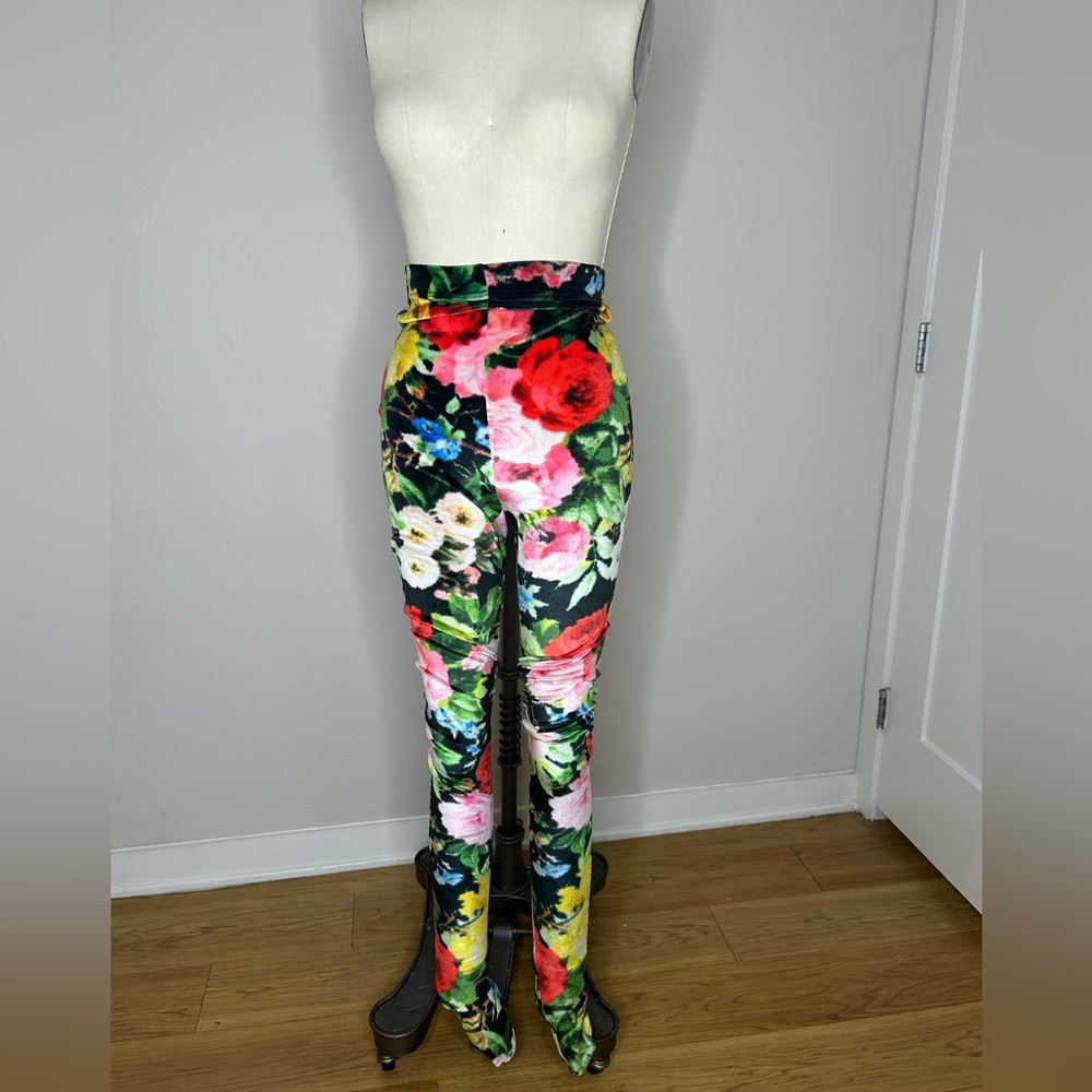 Richard Quinn floral leggings